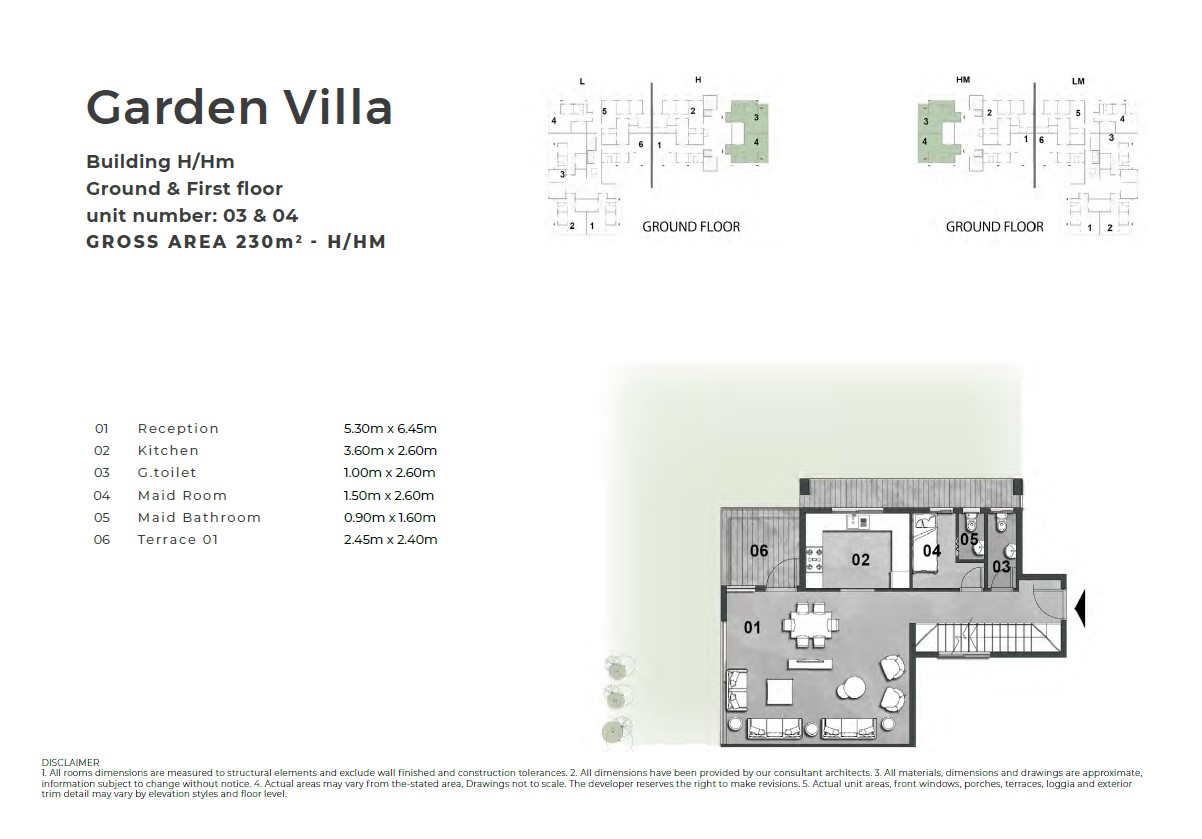 Floor plan for duplex at Il Bosco City