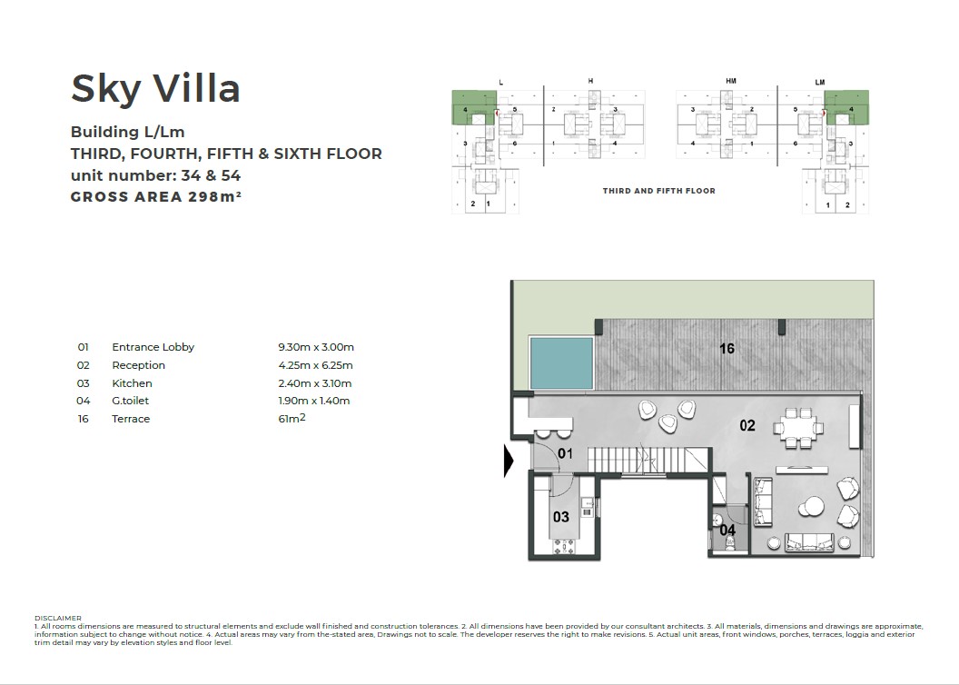 Floor plan for duplex at Il Bosco City
