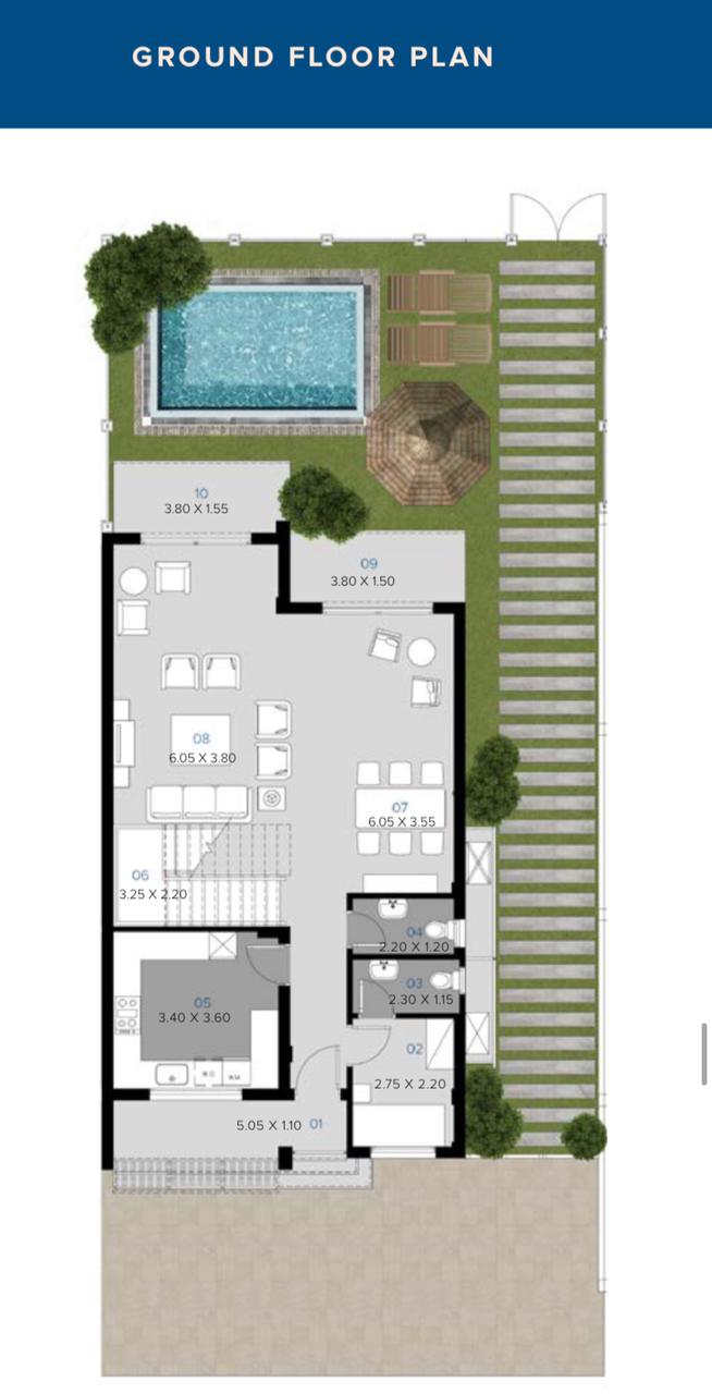 Floor plan for  at Mazarine