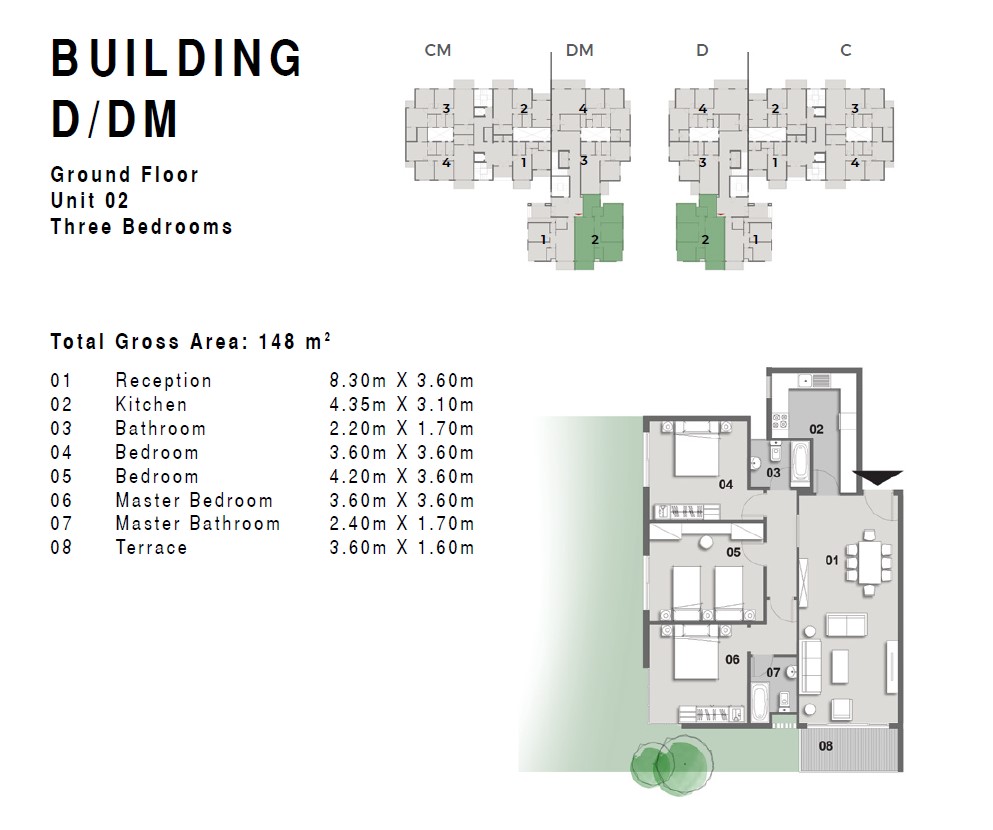 Floor plan for apartment at Il Bosco City
