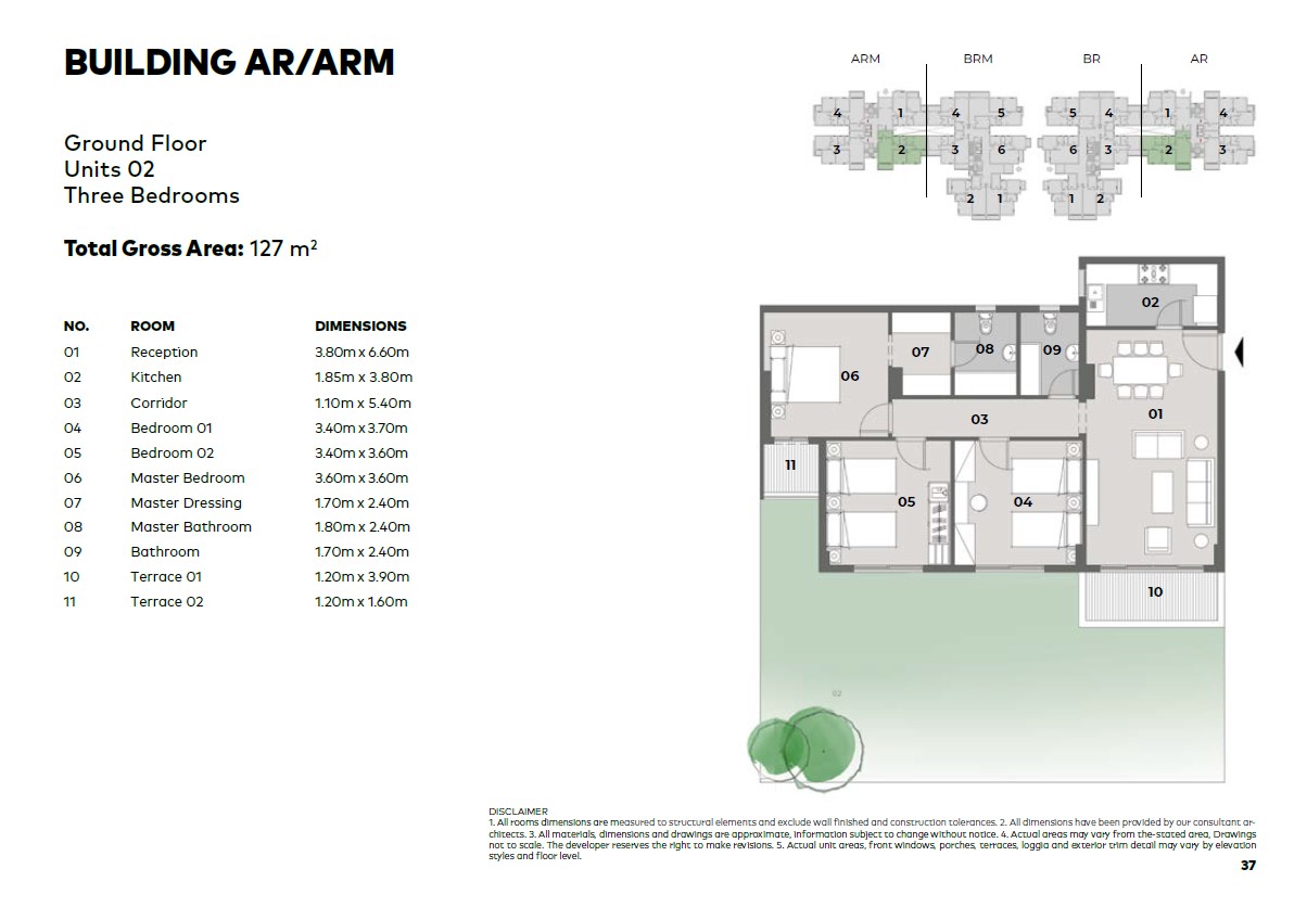 Floor plan for apartment at Il Bosco City