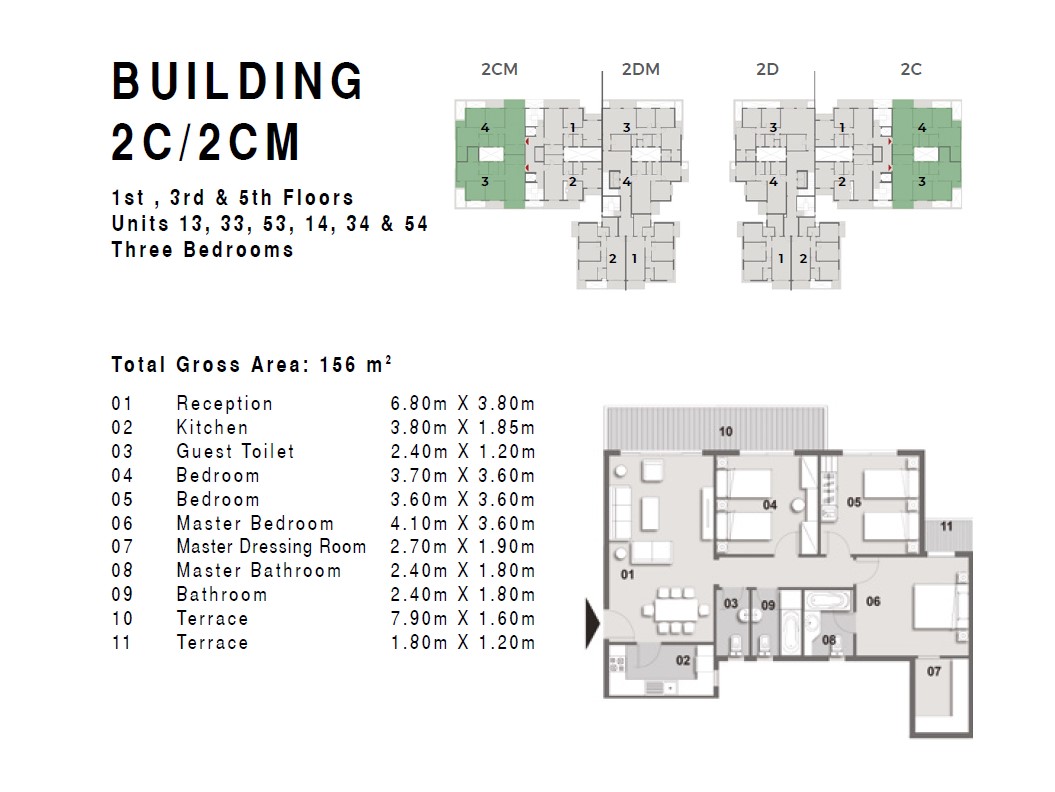 Floor plan for apartment at Il Bosco City