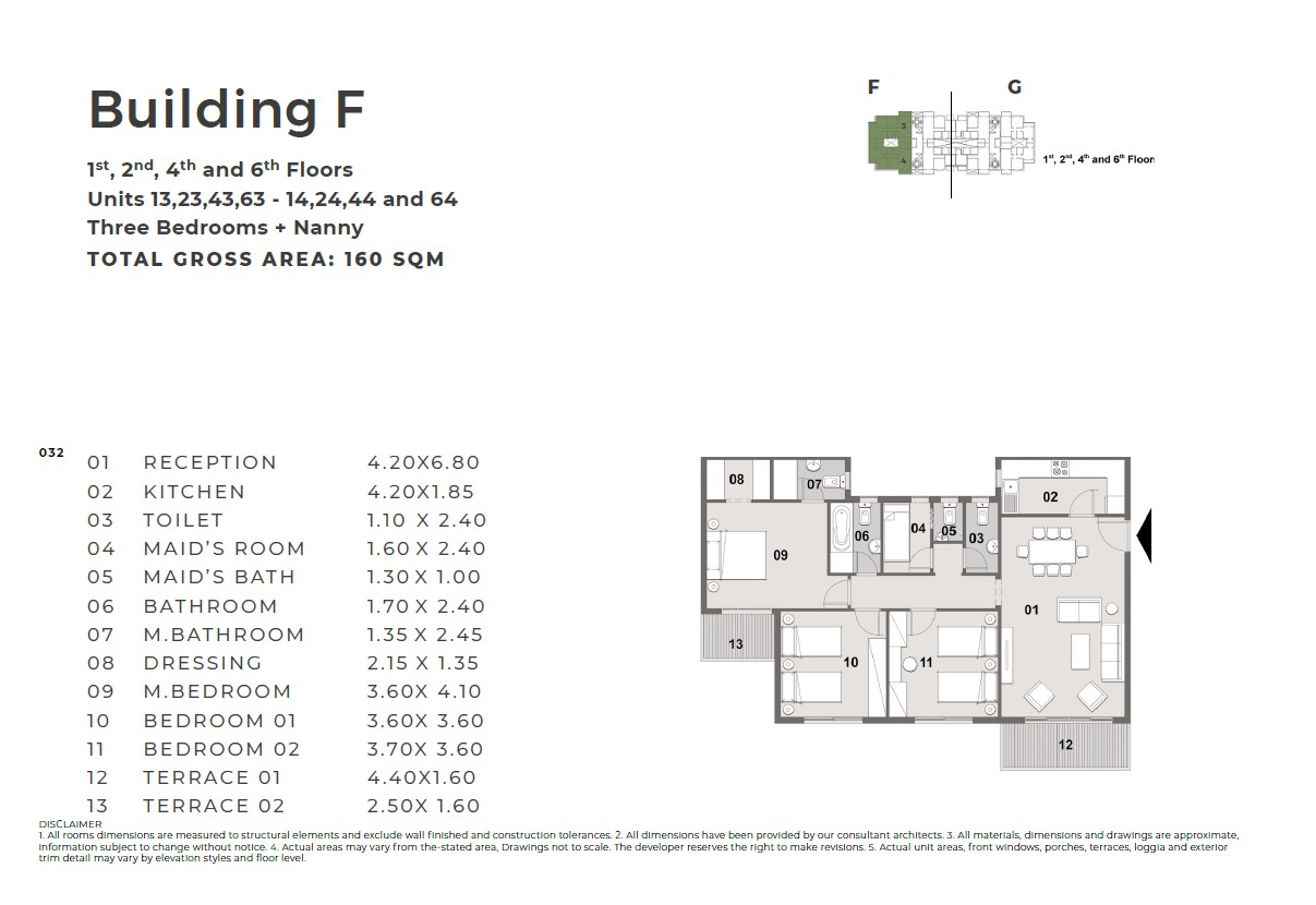 Floor plan for apartment at Il Bosco City