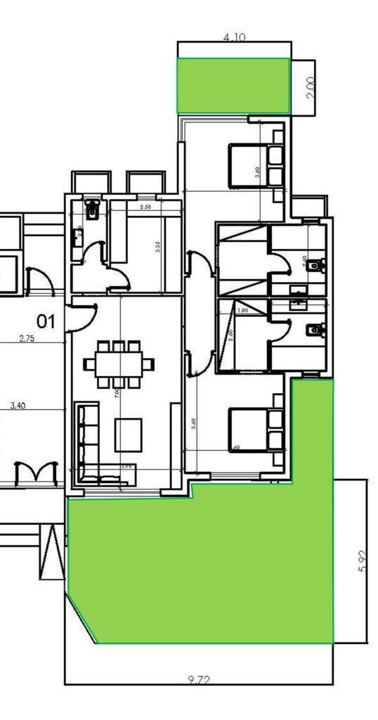Floor plan for apartment at Badya