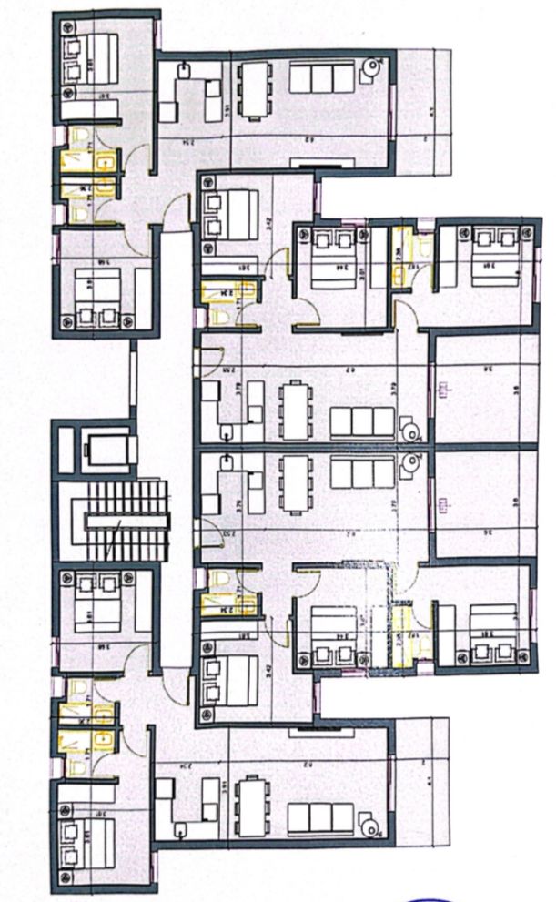 Floor plan for chalet at Salt