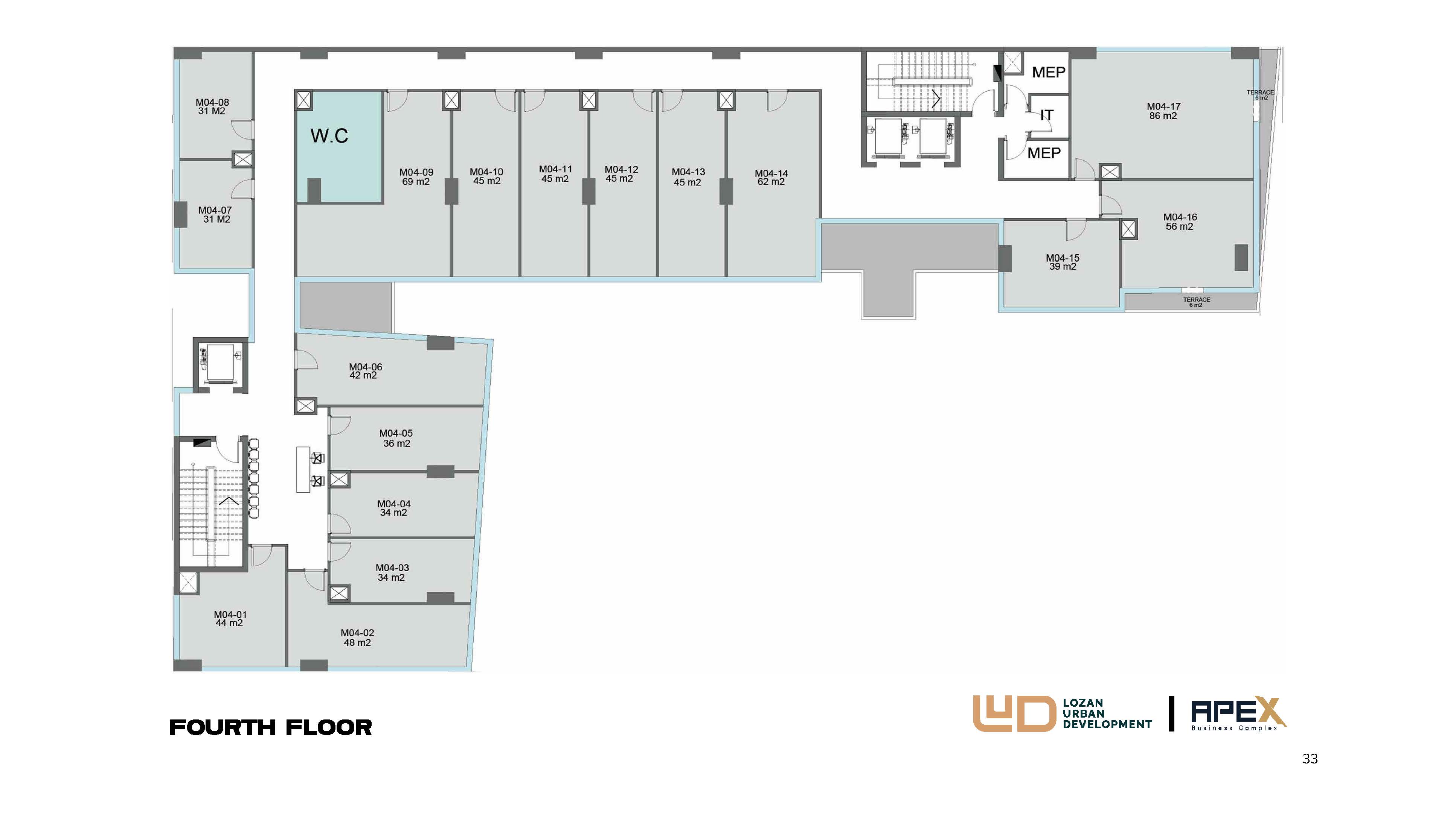 Floor plan for  at Apex Business Complex