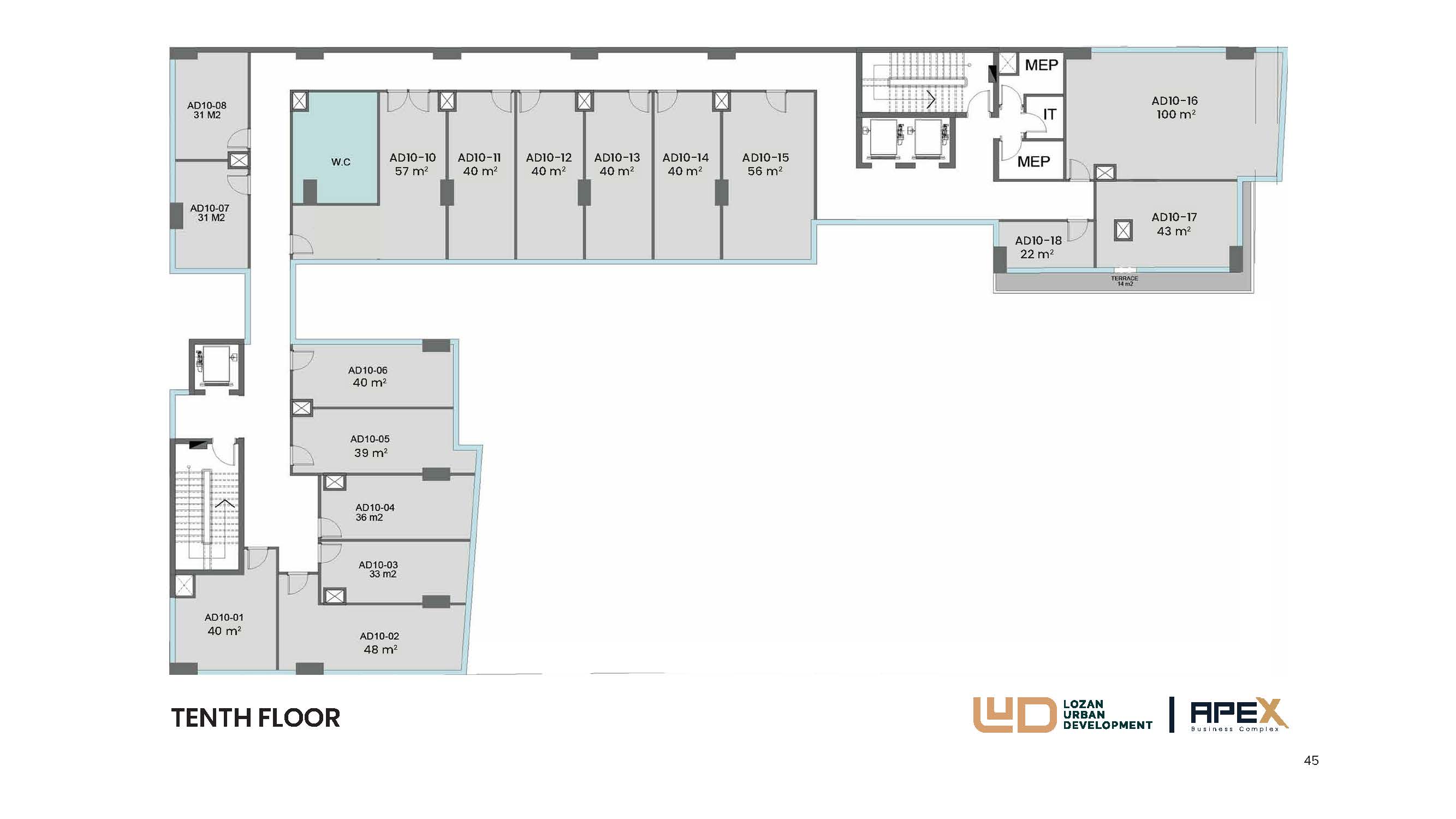 Floor plan for  at Apex Business Complex