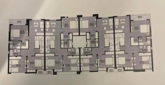 Floor plan for townhouse at O West Orascom