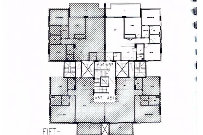 Floor plan for apartment at Lake view Residence 2