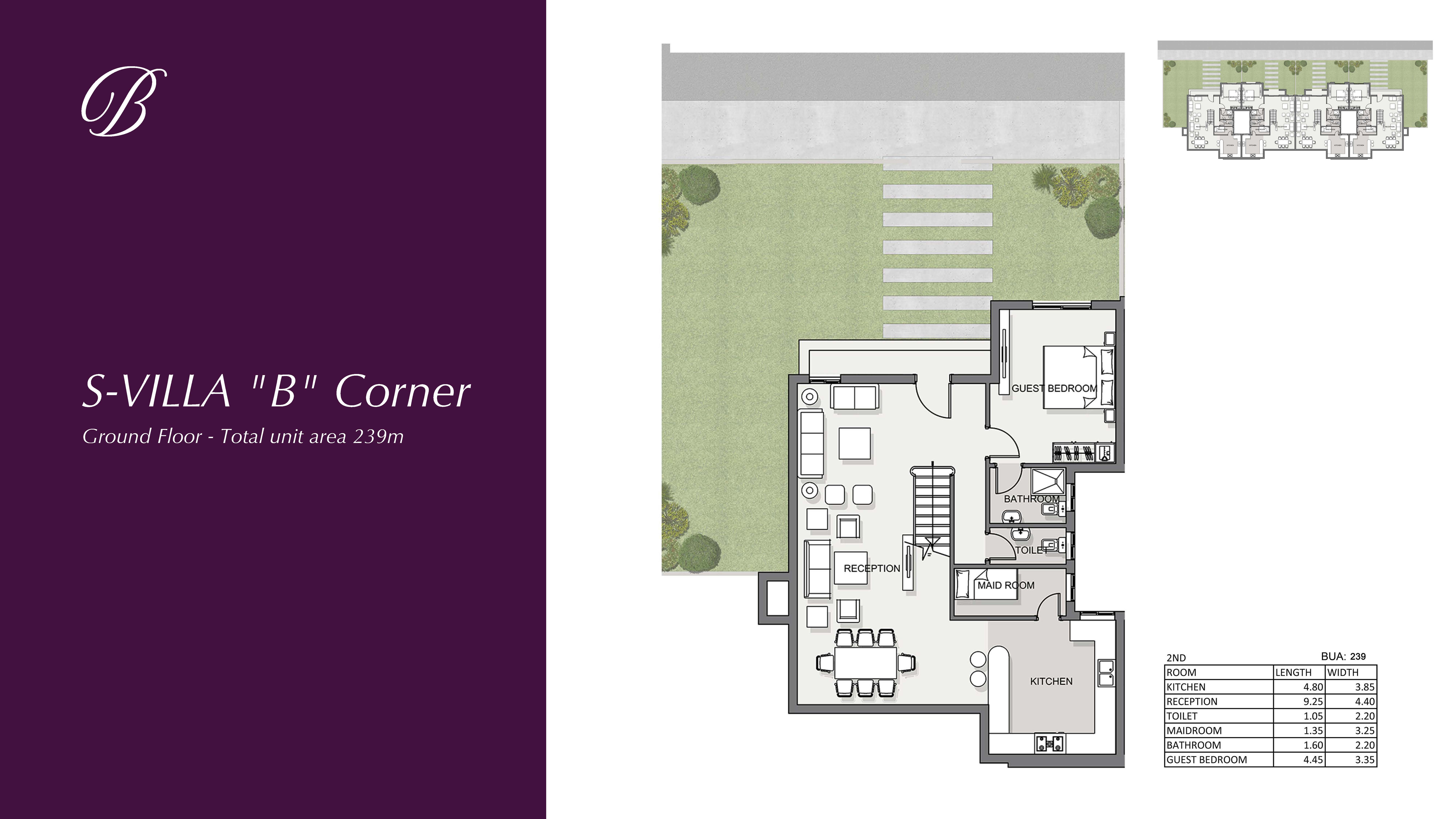 Floor plan for duplex at The Butterfly
