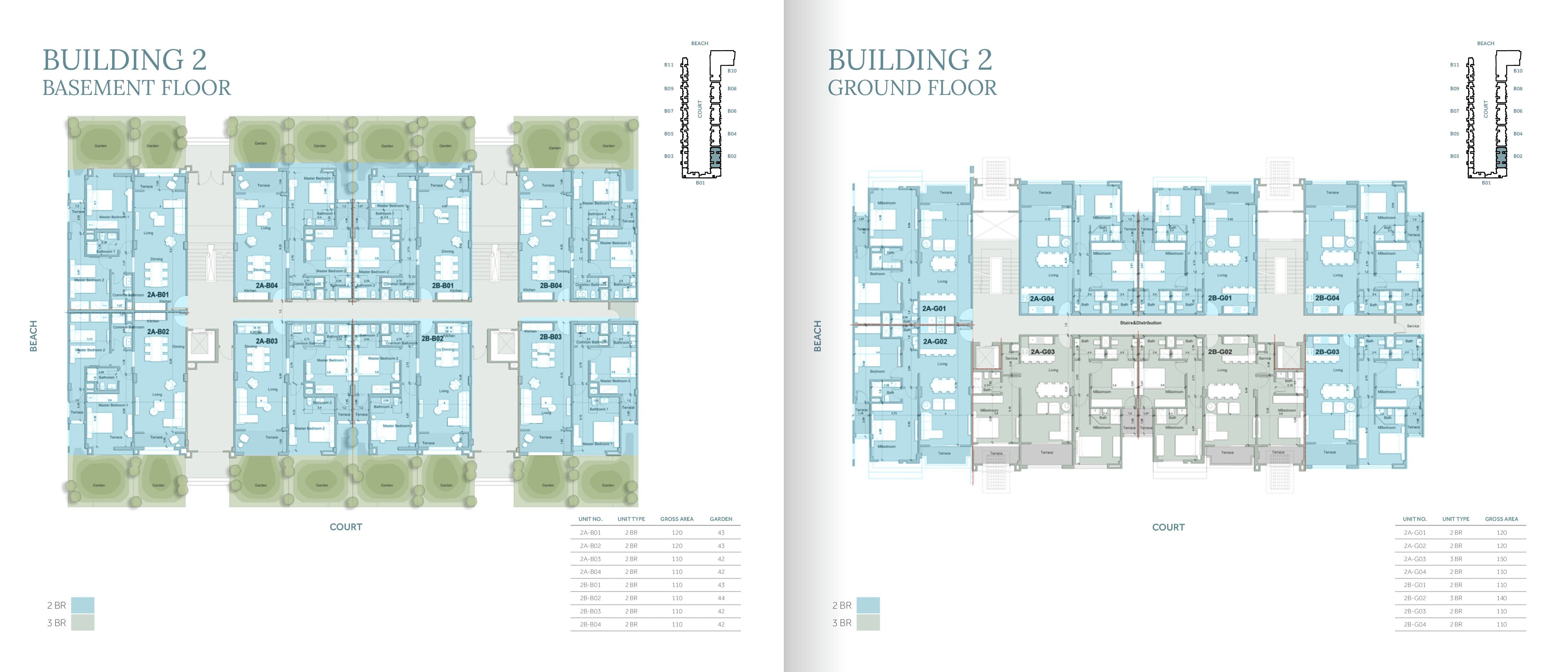 Floor plan for chalet at Fouka Bay