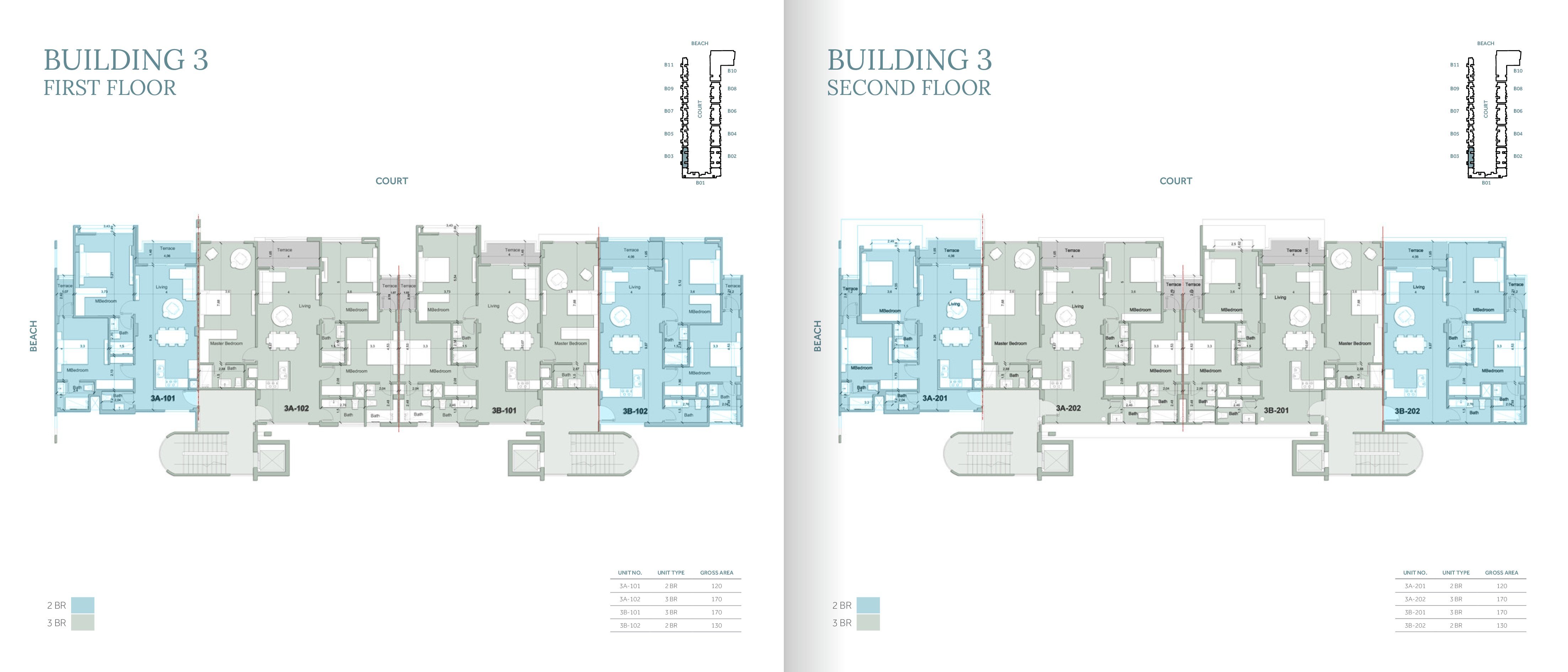Floor plan for chalet at Fouka Bay