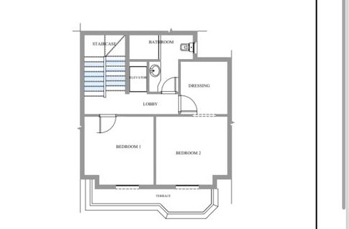 Floor plan for townhouse at Mountain View Chillout Park