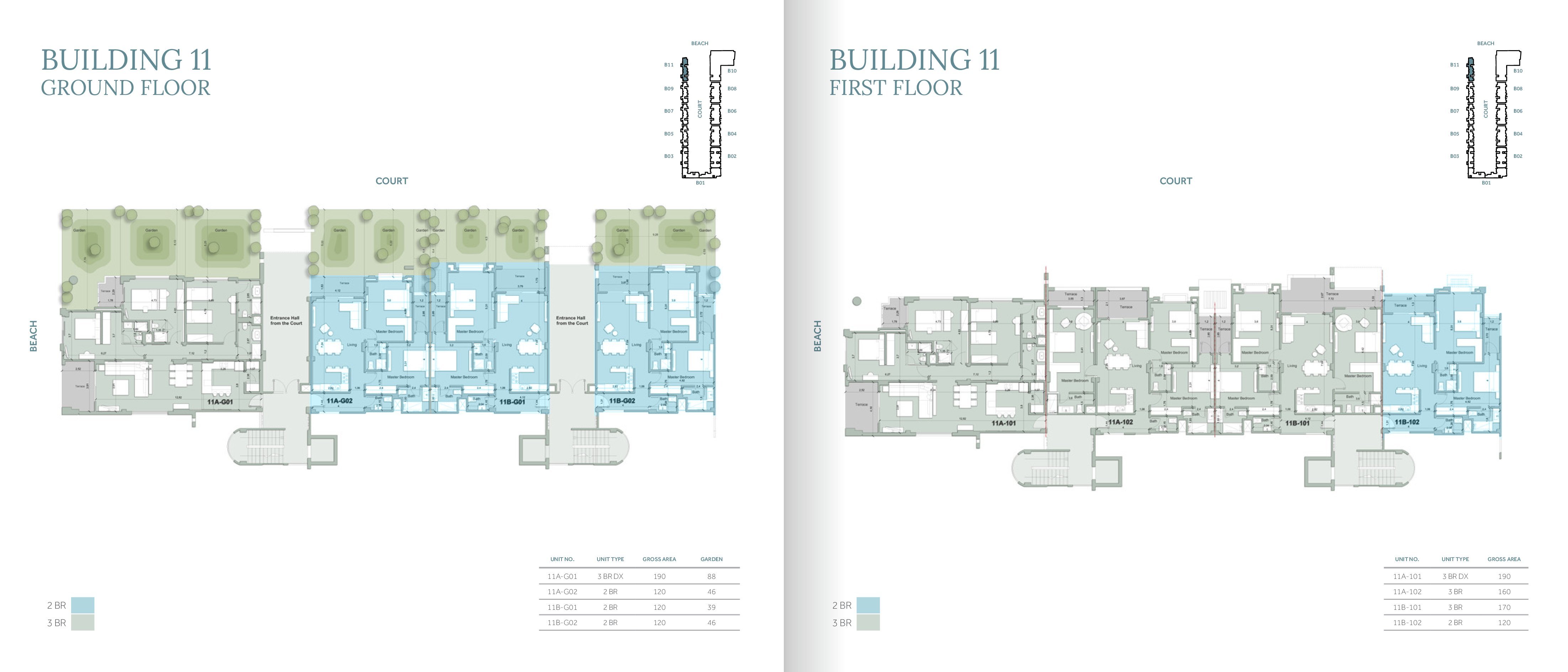 Floor plan for chalet at Fouka Bay
