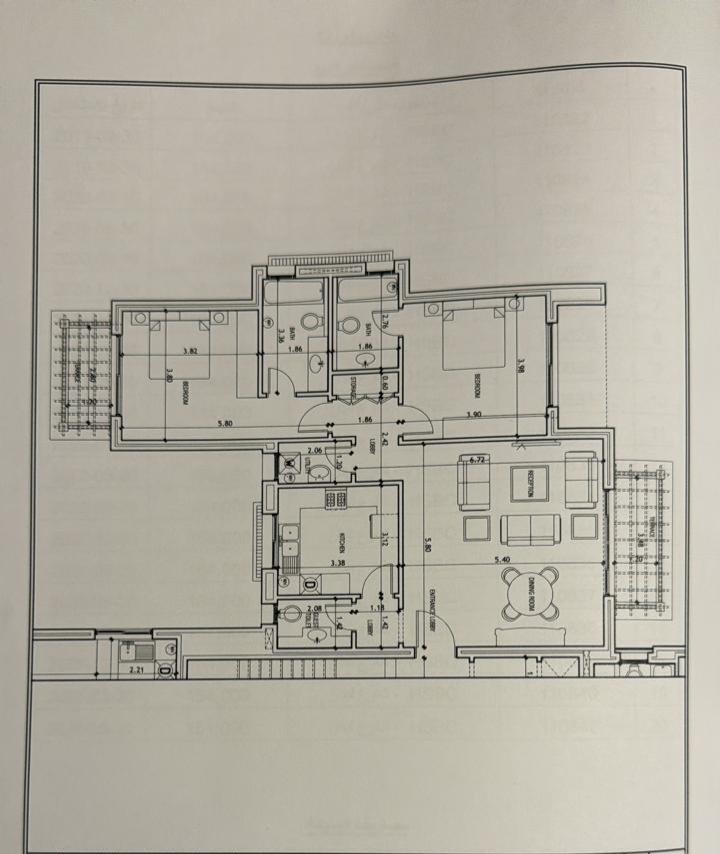 Floor plan for apartment at New Giza