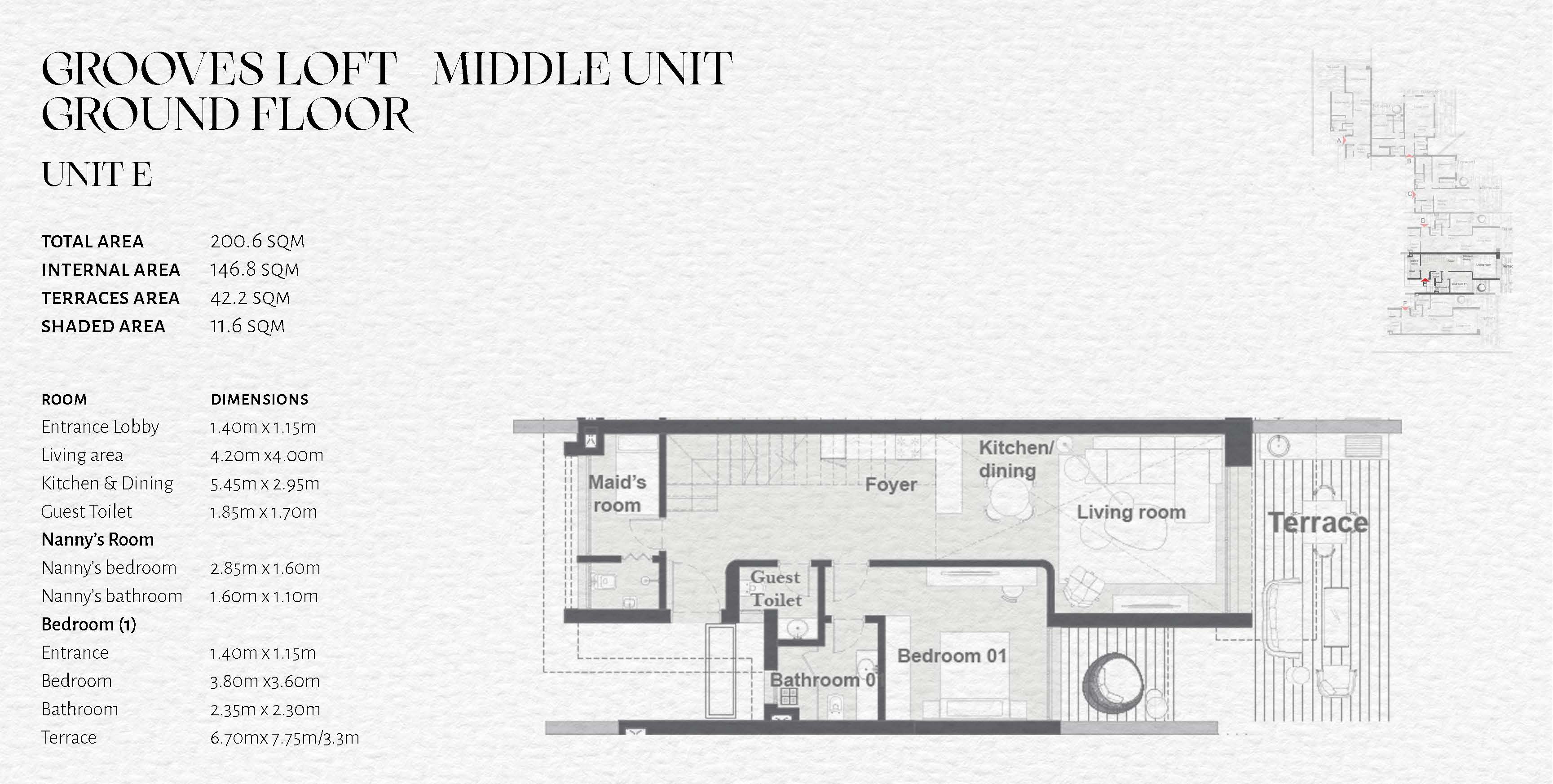 Floor plan for  at The Med