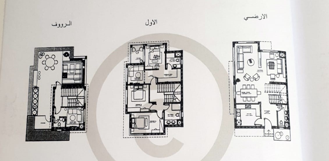 Floor plan for villa at Creektown