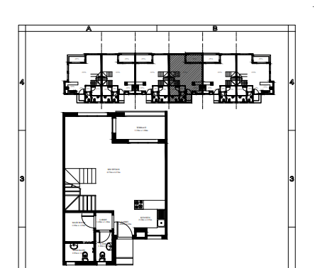 Floor plan for townhouse at Mountain View Ras El Hekma