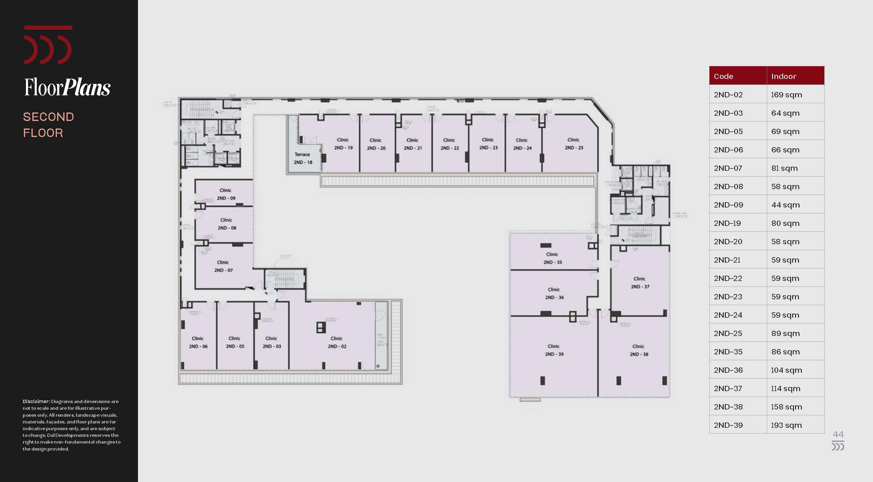 Floor plan for  at Five Fifty Five Business Complex