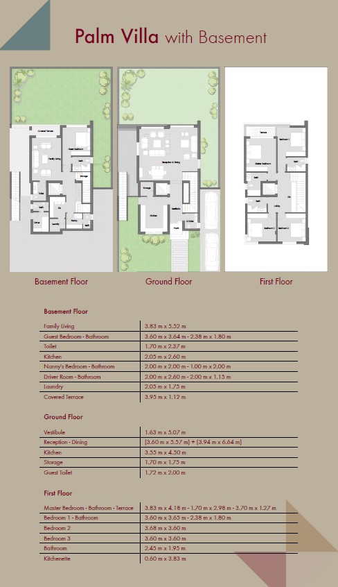 Floor plan for  at Palm Hills Alexandria