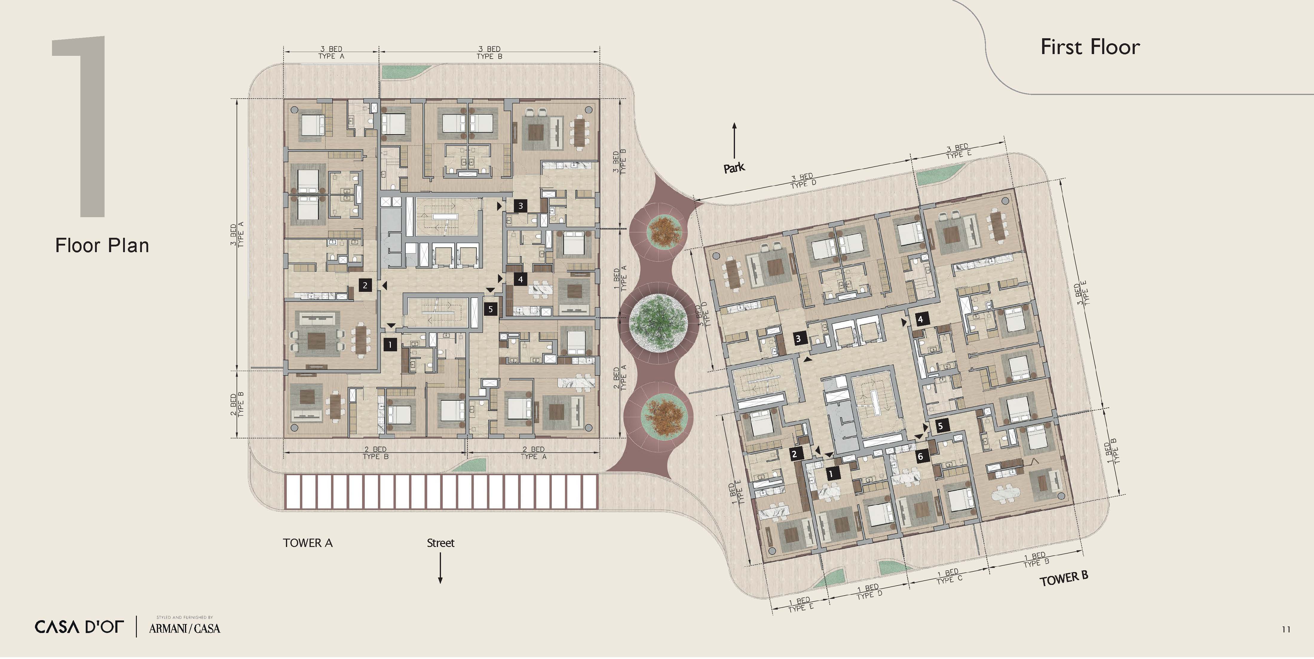 Floor plan for apartment at ZED