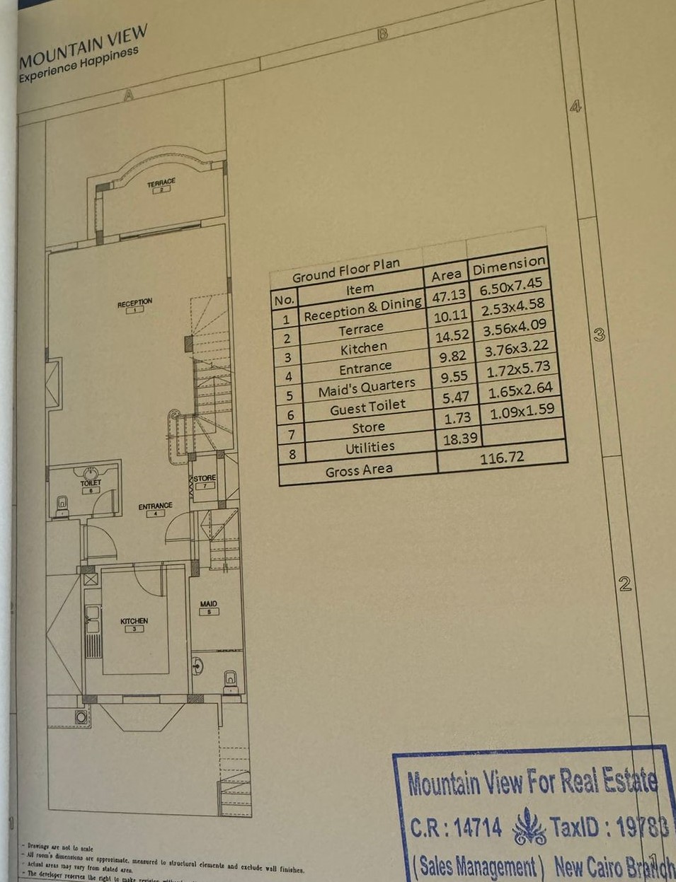 Floor plan for duplex at Mountain View Hyde Park