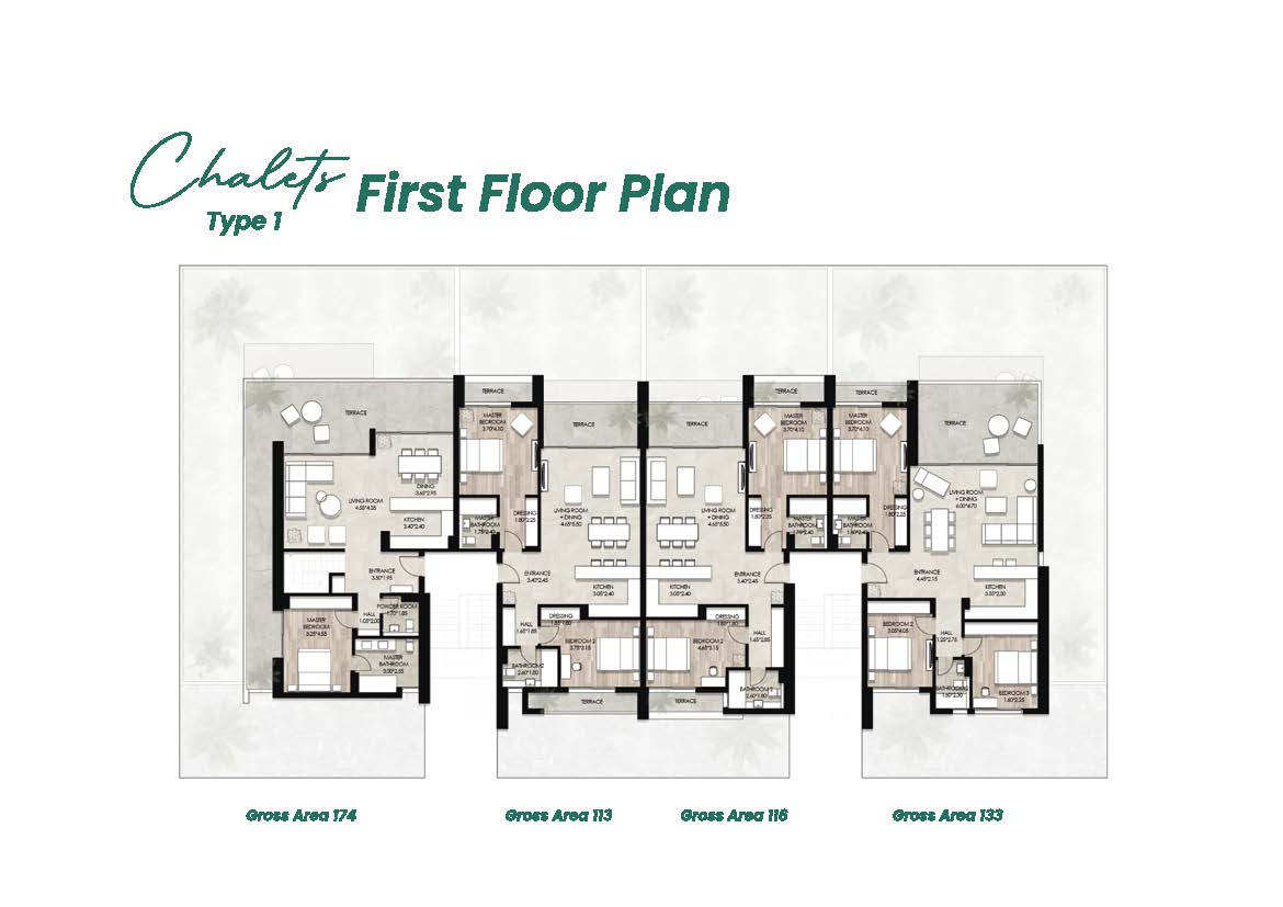 Floor plan for duplex at Il Bayou