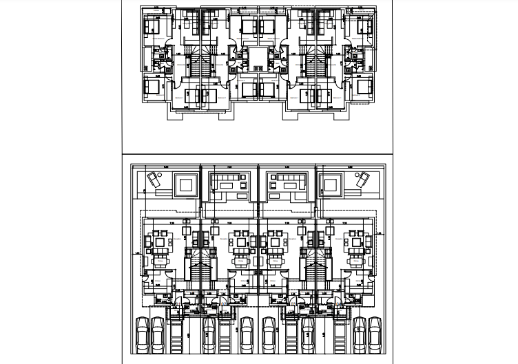 Floor plan for townhouse at Badya