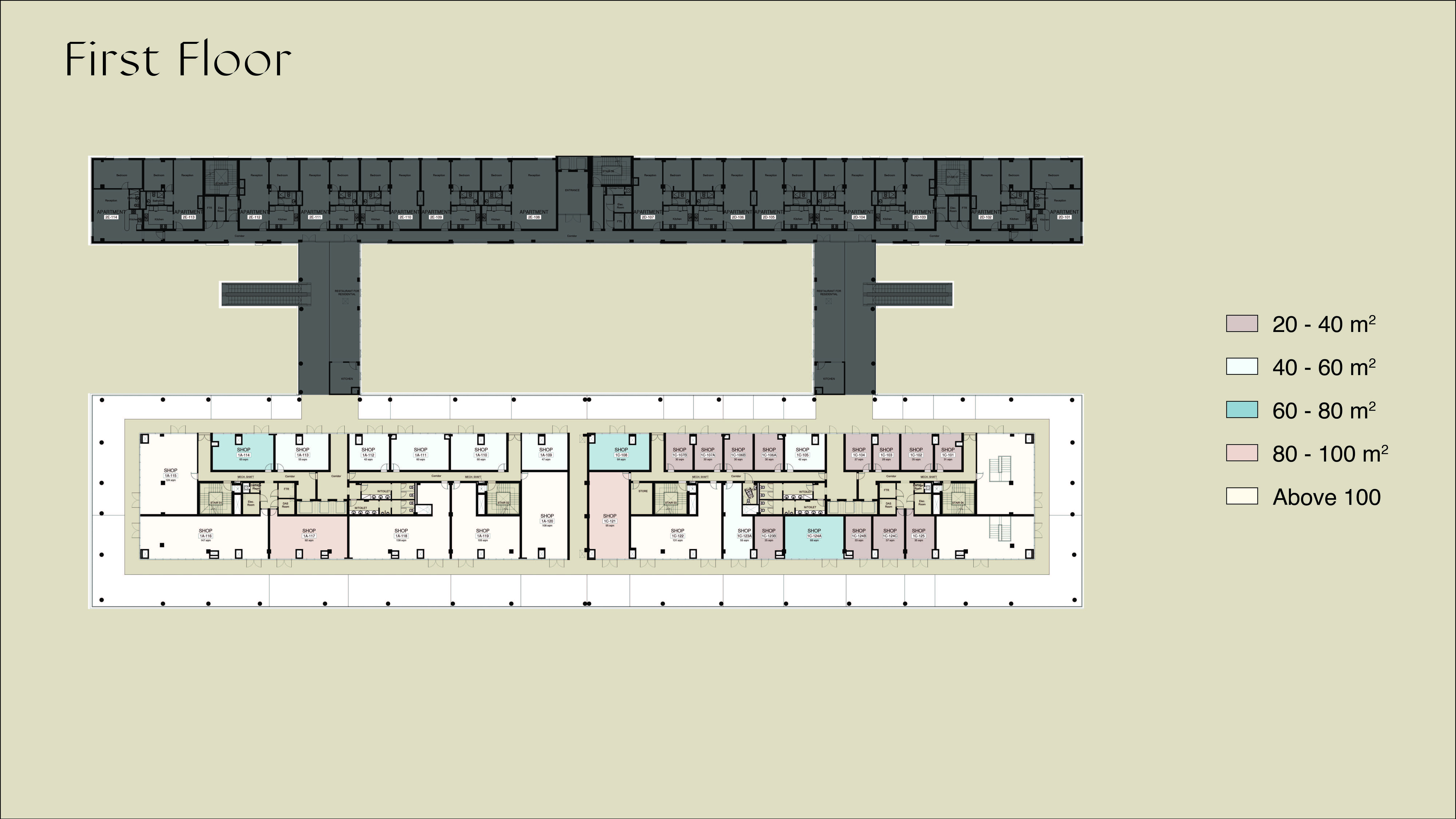 Floor plan for  at Capital avenue