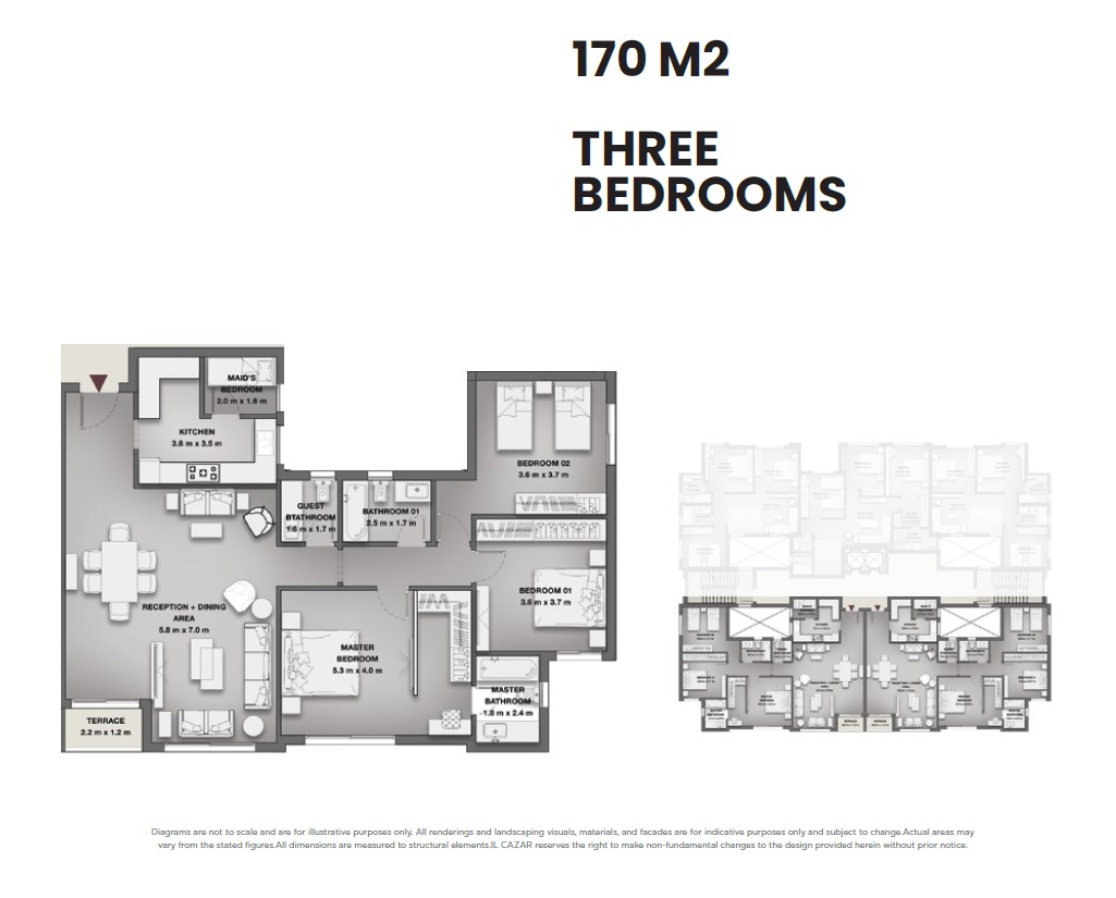 Floor plan for apartment at Creektown