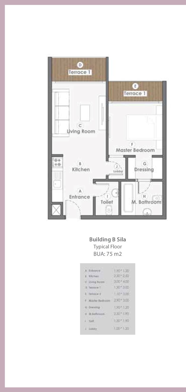 Floor plan for chalet at Pali North Coast