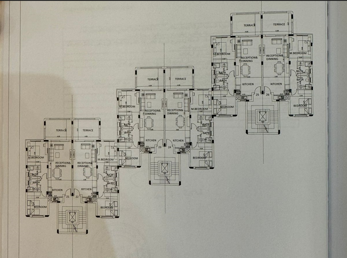 Floor plan for chalet at Hacienda West