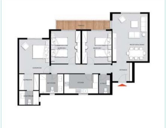 Floor plan for apartment at Mountain View ICity New Cairo