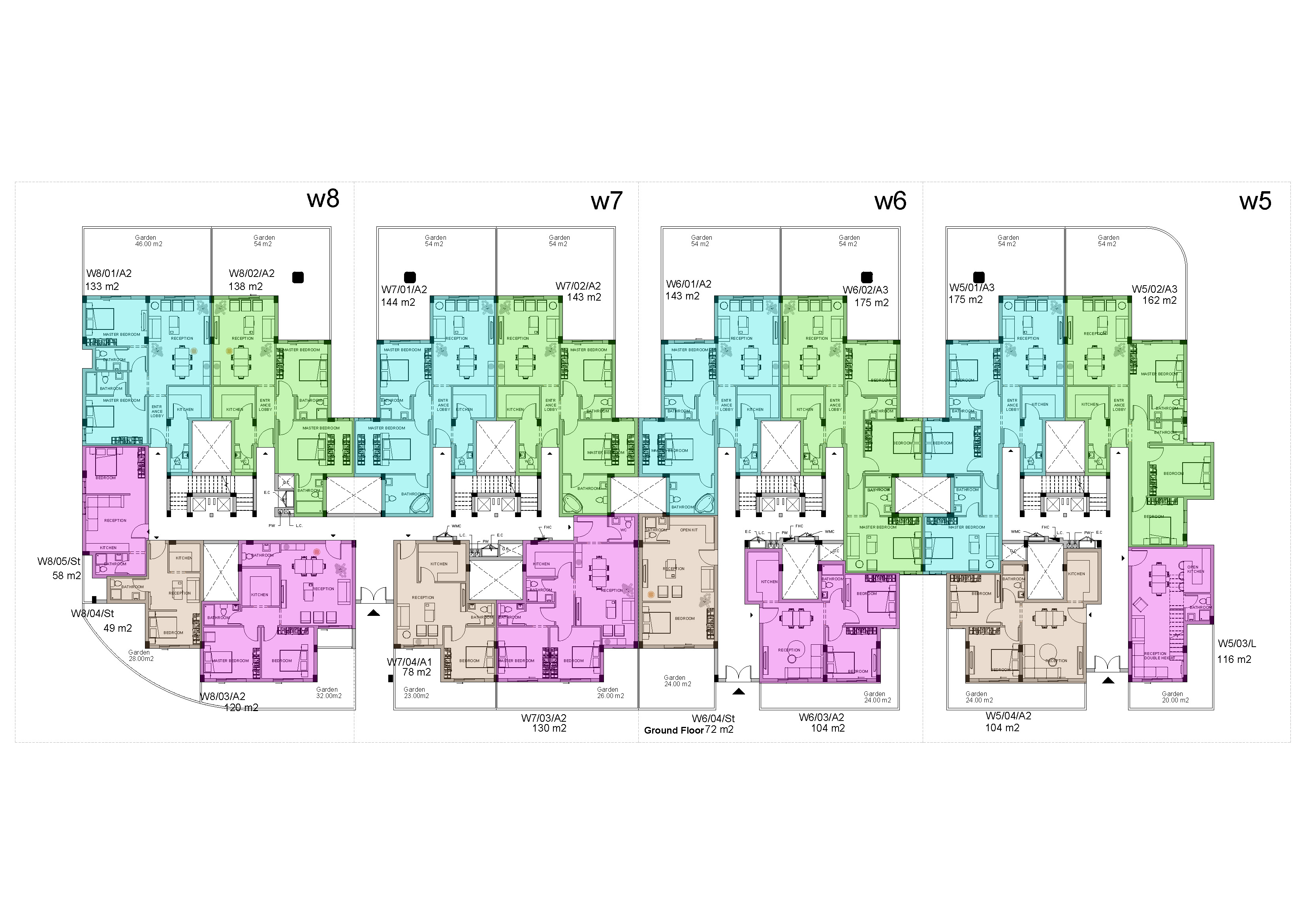 Floor plan for  at White Residence