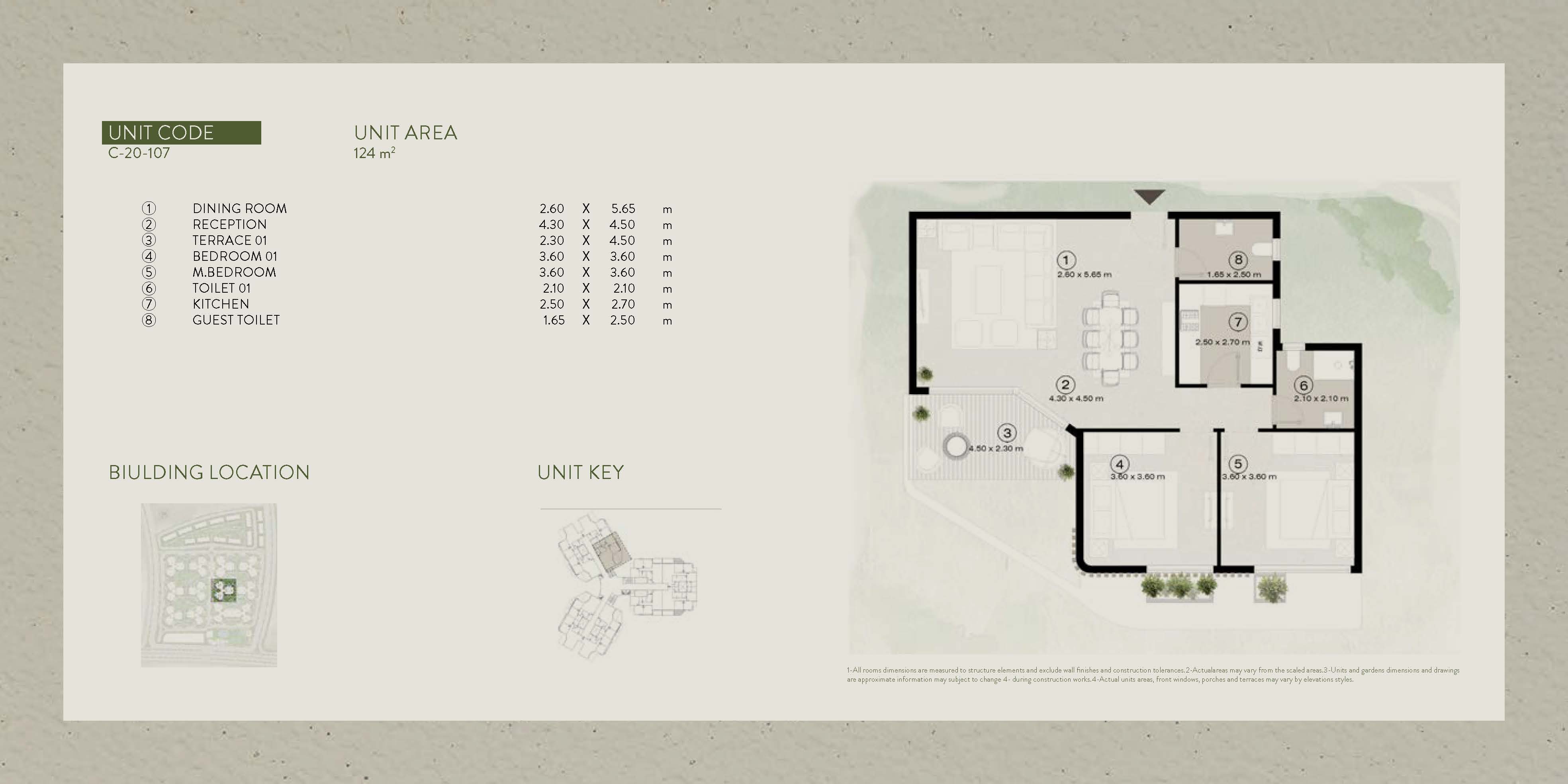 Floor plan for apartment at The Islands