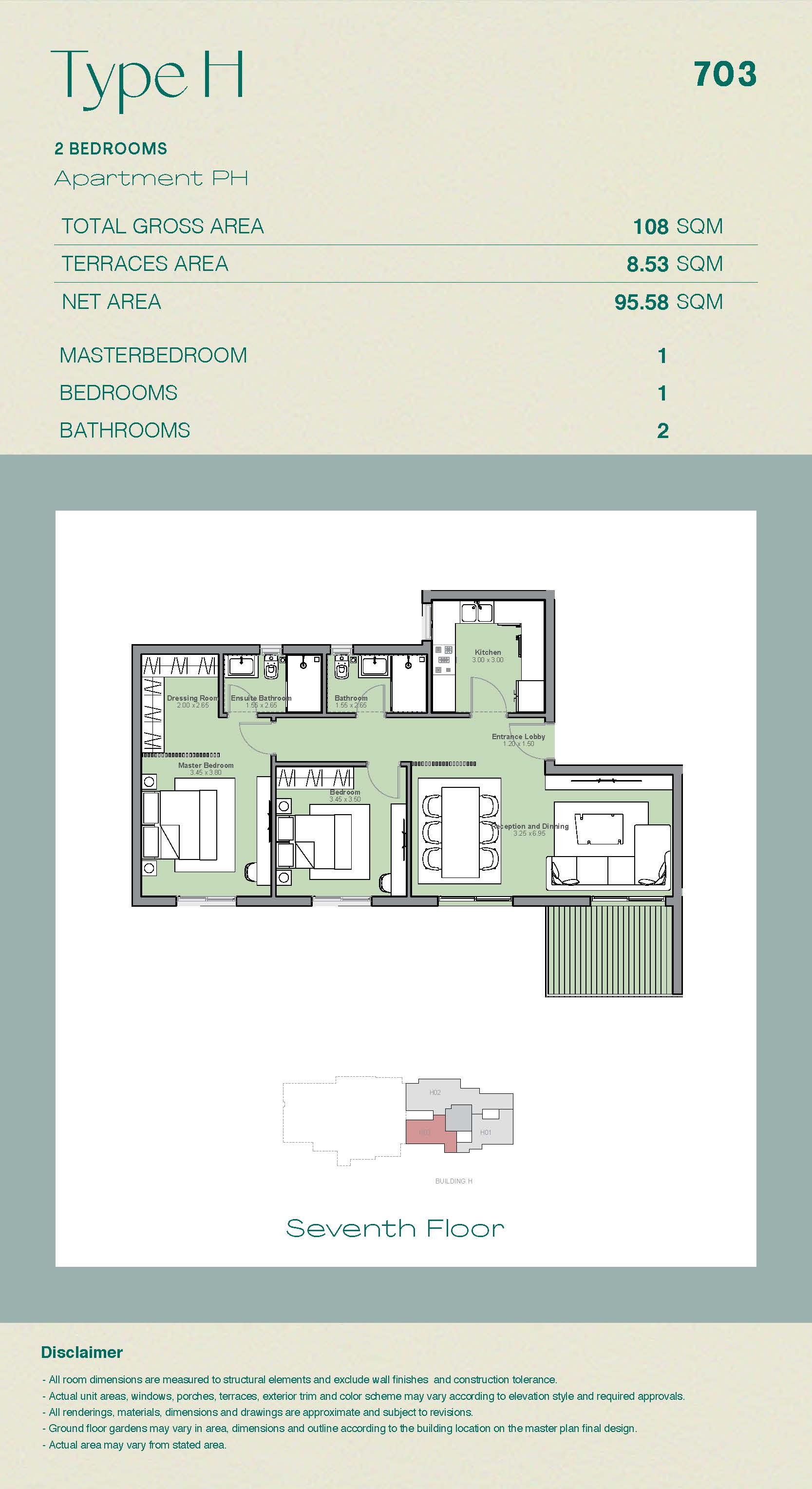 Floor plan for apartment at Ashgar City