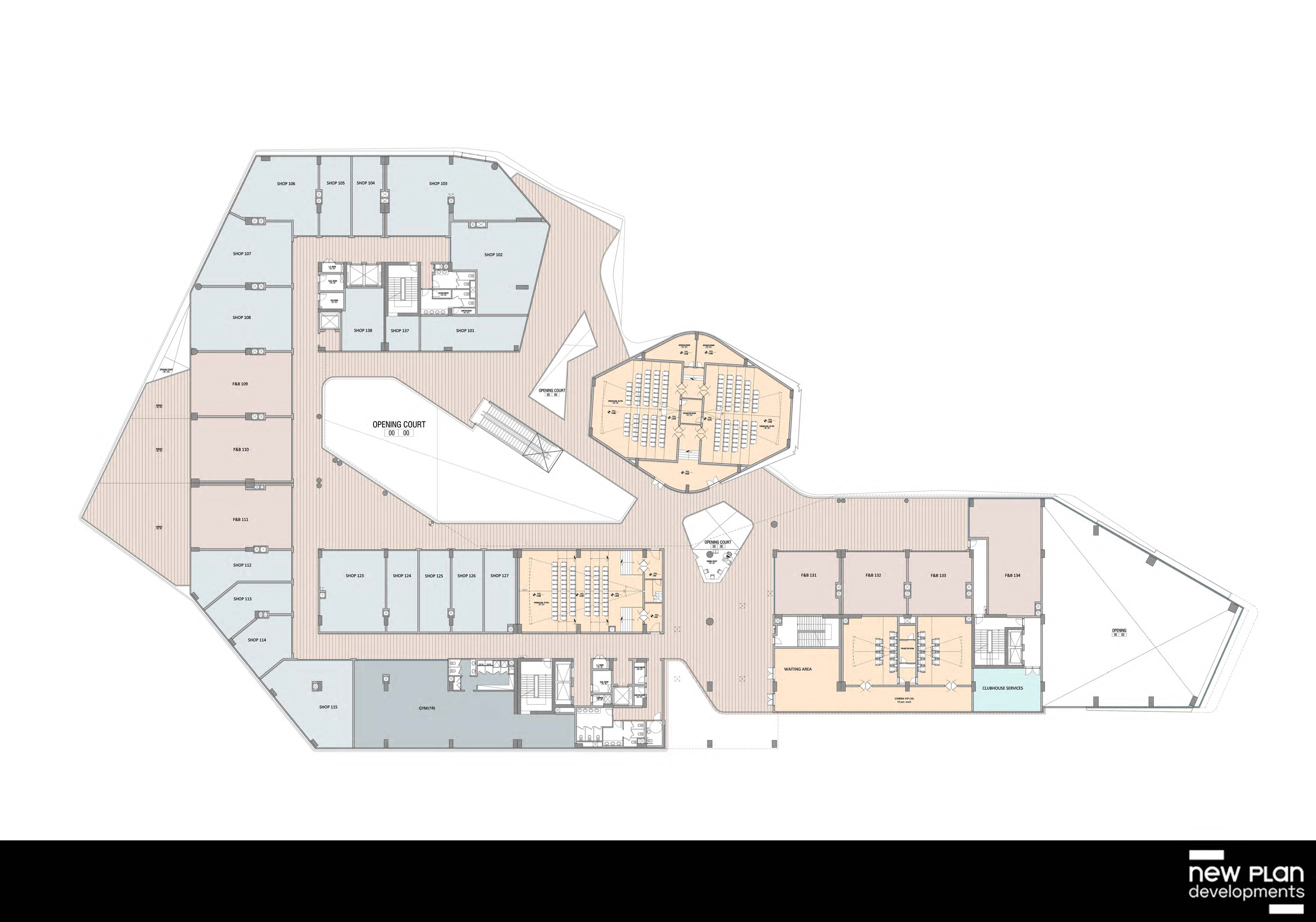 Floor plan for  at Atika