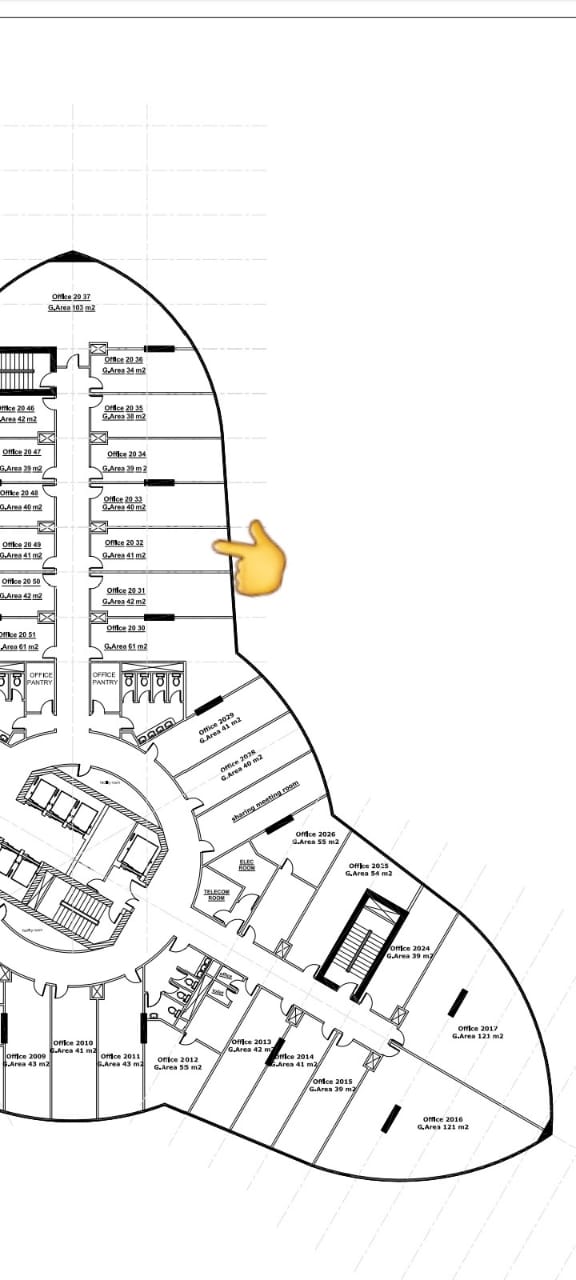 Floor plan for  at 31N Commercial Tower