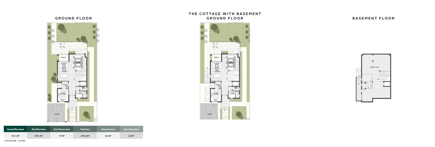 Floor plan for villa at The Estates