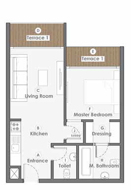 Floor plan for chalet at Pali North Coast