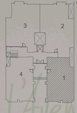 Floor plan for duplex at L’Avenir