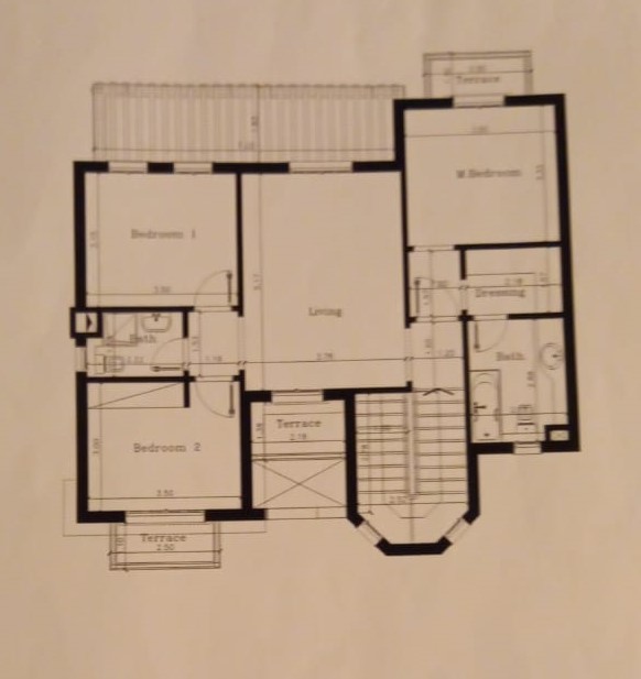 Floor plan for villa at Mountain View Ras El Hekma