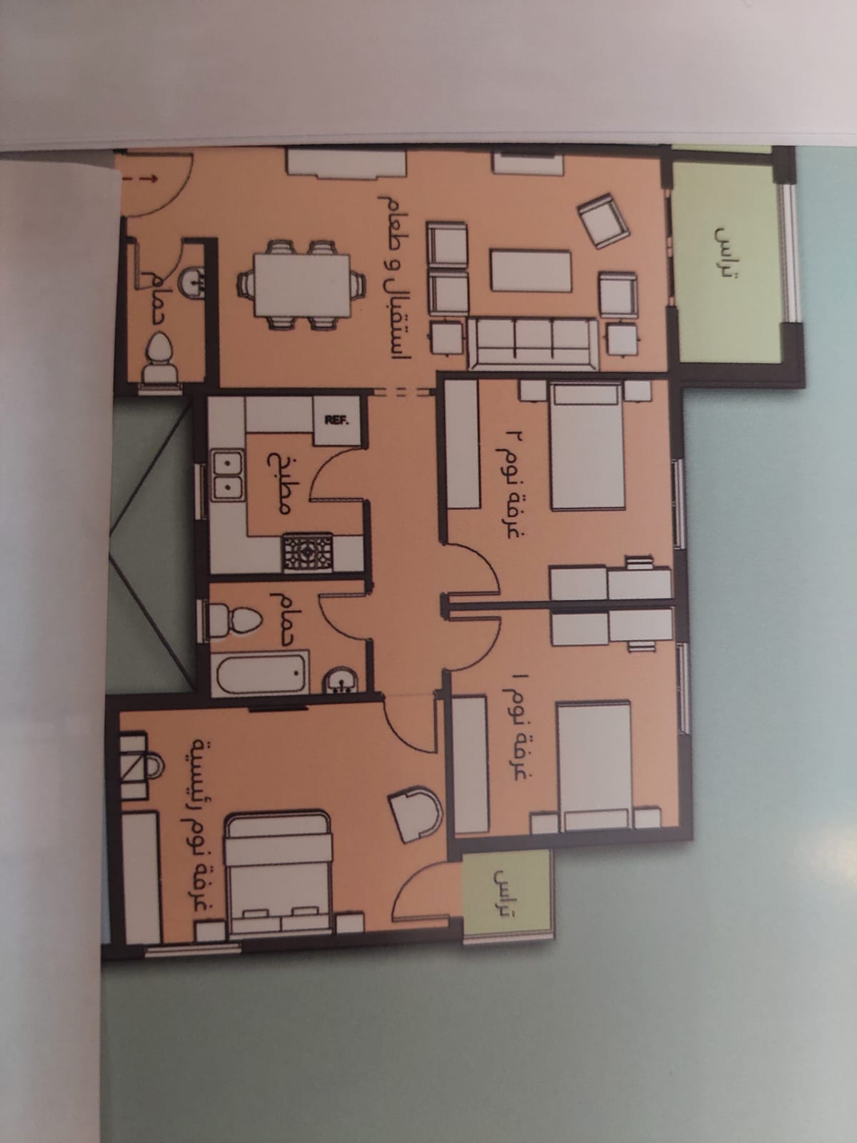Floor plan for apartment at Celia