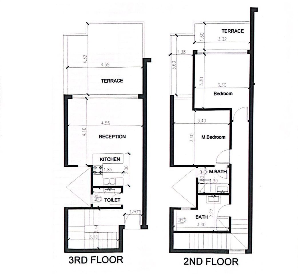 Floor plan for duplex at Cali Coast Ras El Hekma