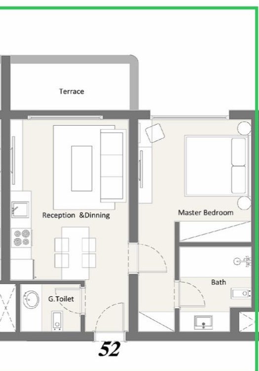 Floor plan for chalet at Hacienda Waters