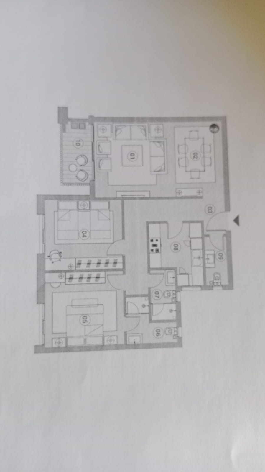 Floor plan for apartment at Swanlake Residences