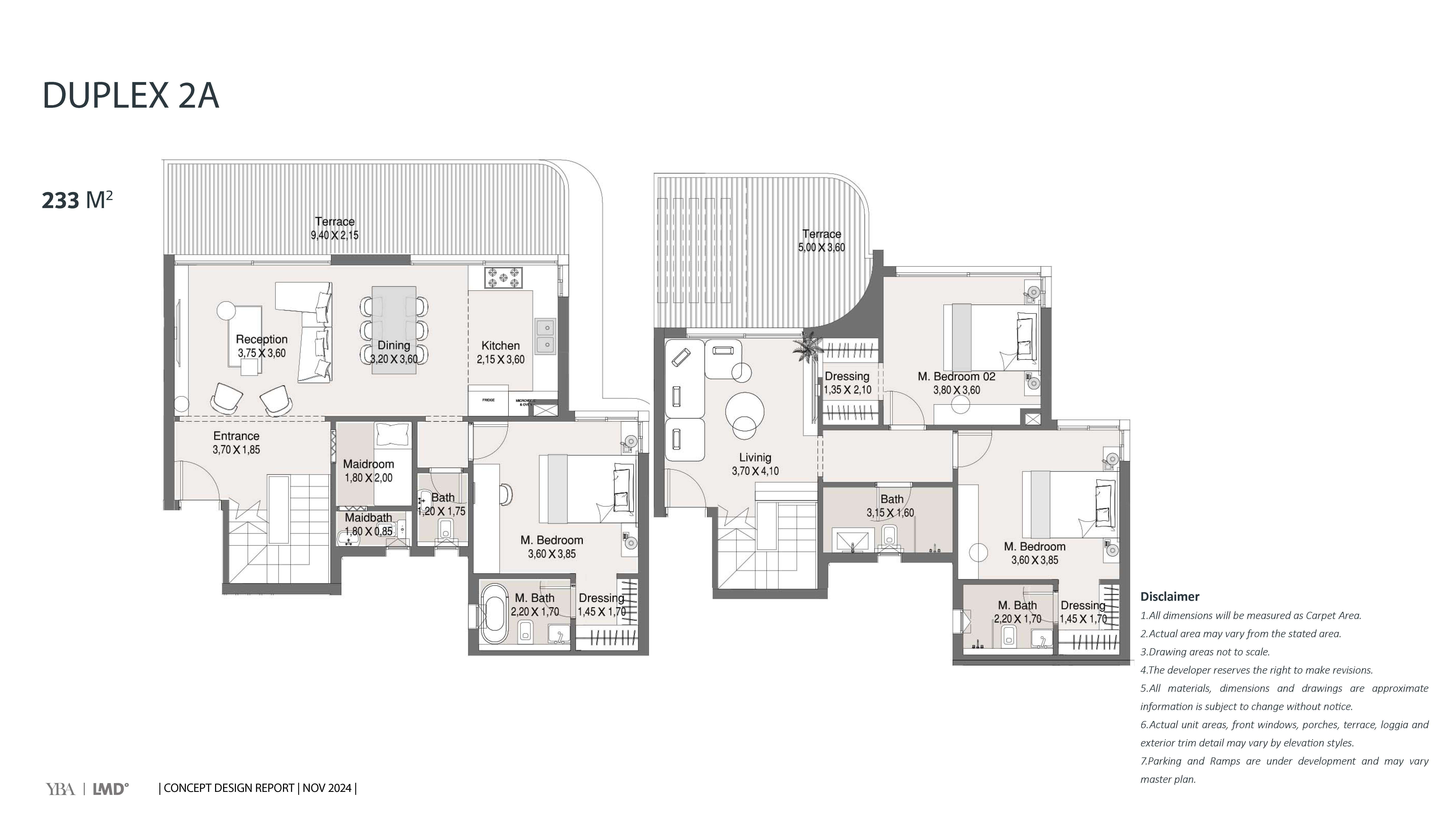 Floor plan for duplex at Stei8ht