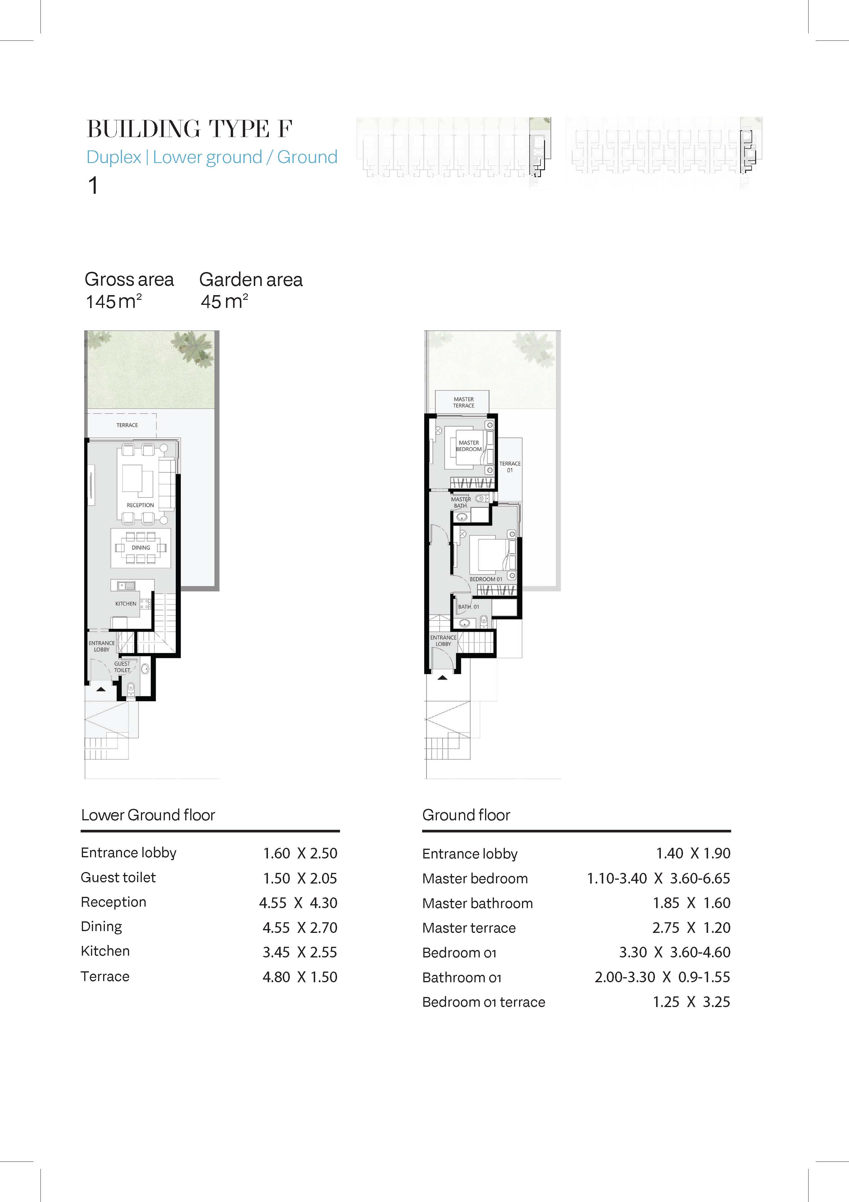 Floor plan for duplex at The Waterway North Coast