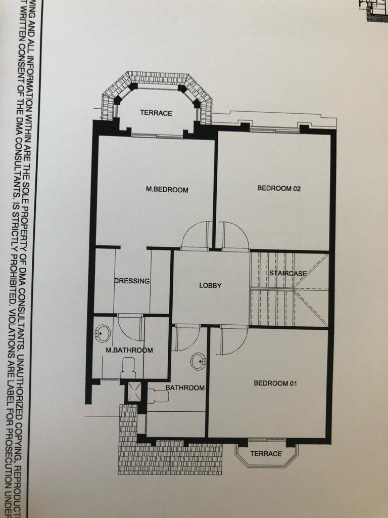 Floor plan for townhouse at Mountain View iCity October