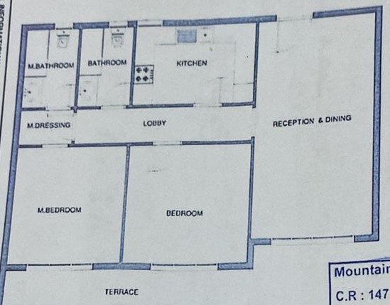 Floor plan for duplex at Mountain View iCity October
